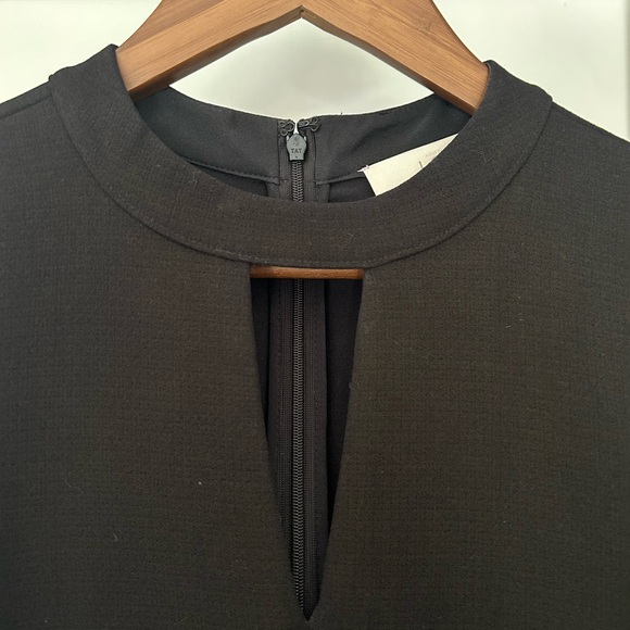 LOFT Black Midi Dress - Picture 3 of 9